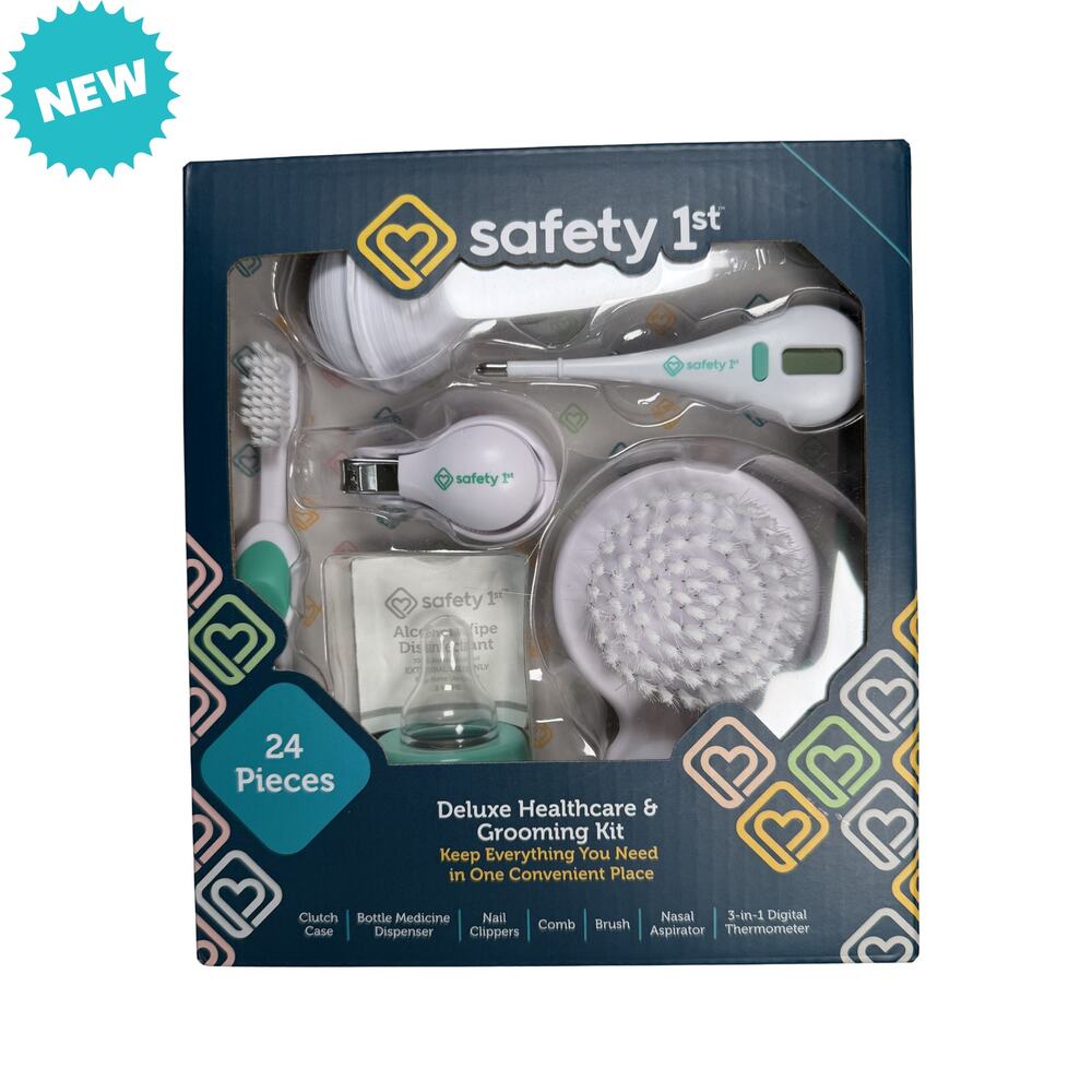 Safety First Deluxe Healthcare & Grooming Kit 24 Pieces NIB Sealed